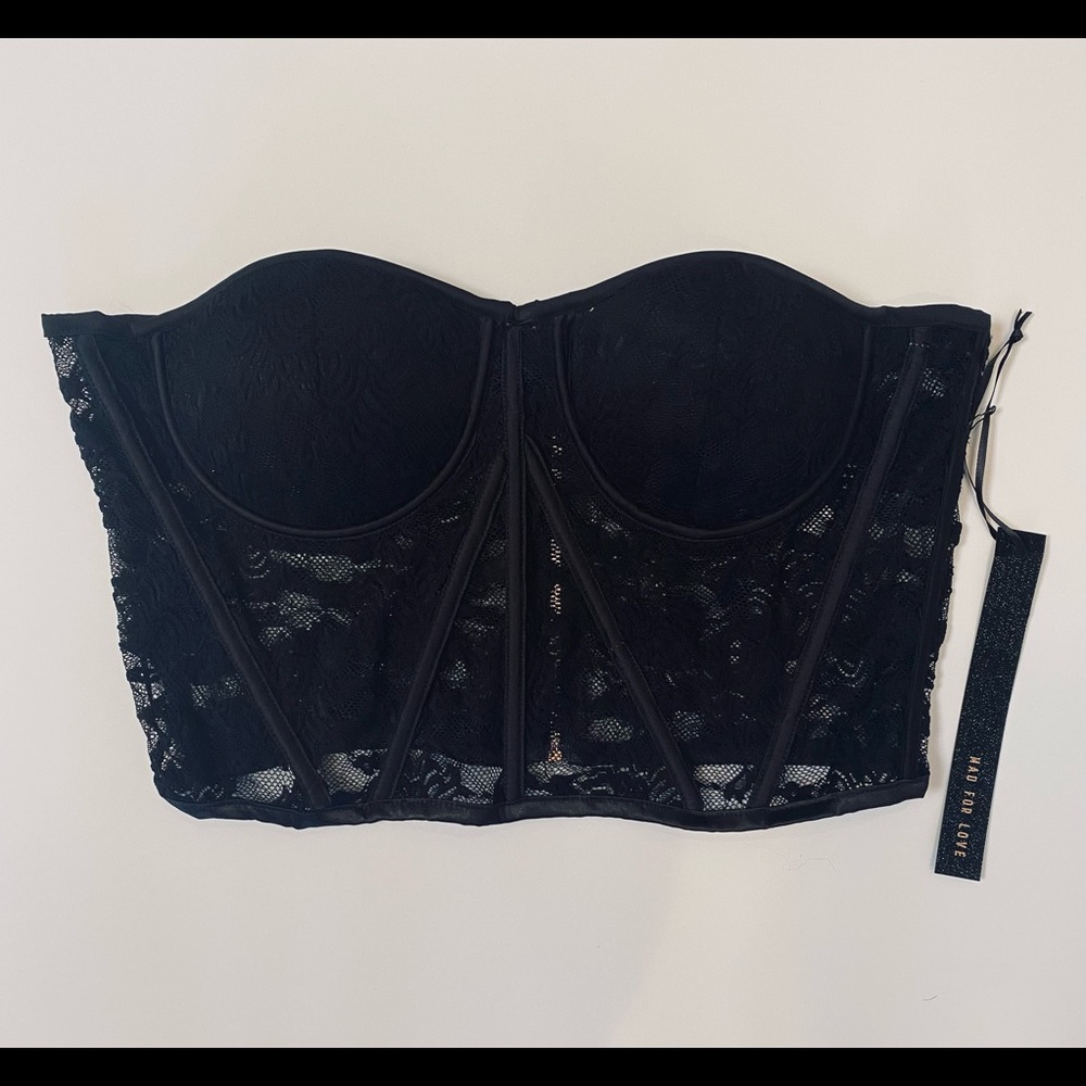 Sexy bustier crop top